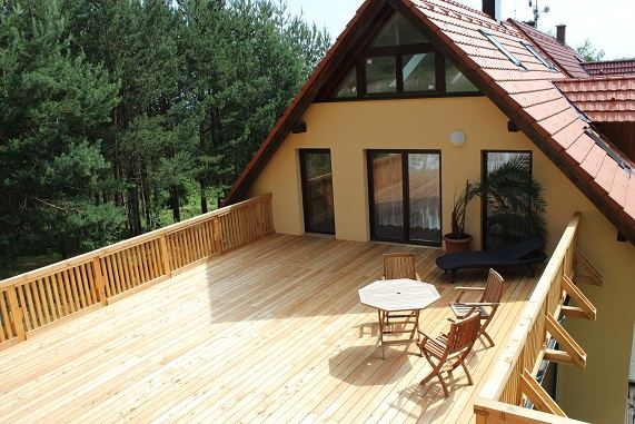 Terasa apartmánu Luxury Forest
